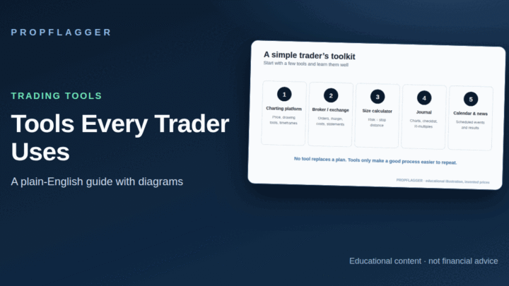Essential Trading Tools: Charts, Calculators, ATR, Calendars and Journals (featured illustration)